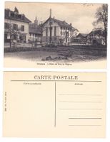 Bussigny, L'Hôtel de Ville et l'Eglise