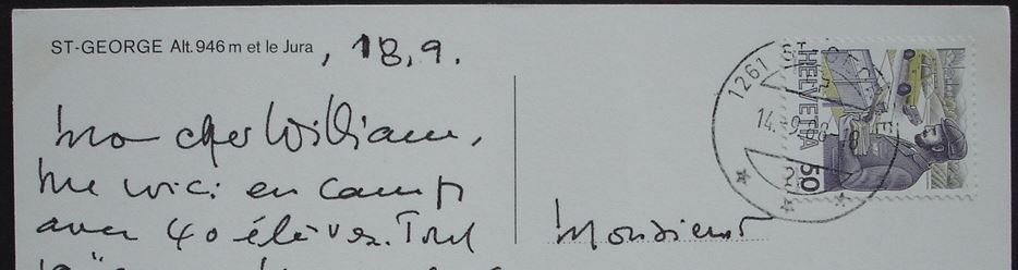 Cartoline postali: ST-GEORGE et le Jura – Usato da Jona venduto da philajona 1