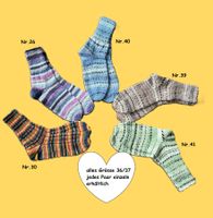 Alle Socken 36/37 jedes Paar ist einzeln erhältlich