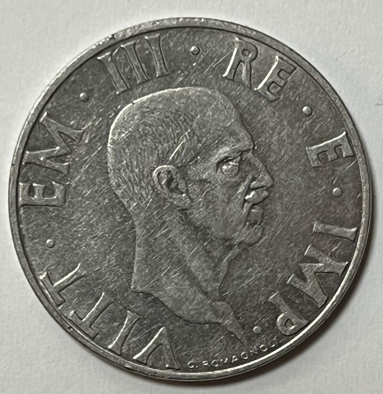 Tutti le monete: 2 Lire - Victor Emmanuel III - 1939 – Usato da Dietikon venduto da Numis8953