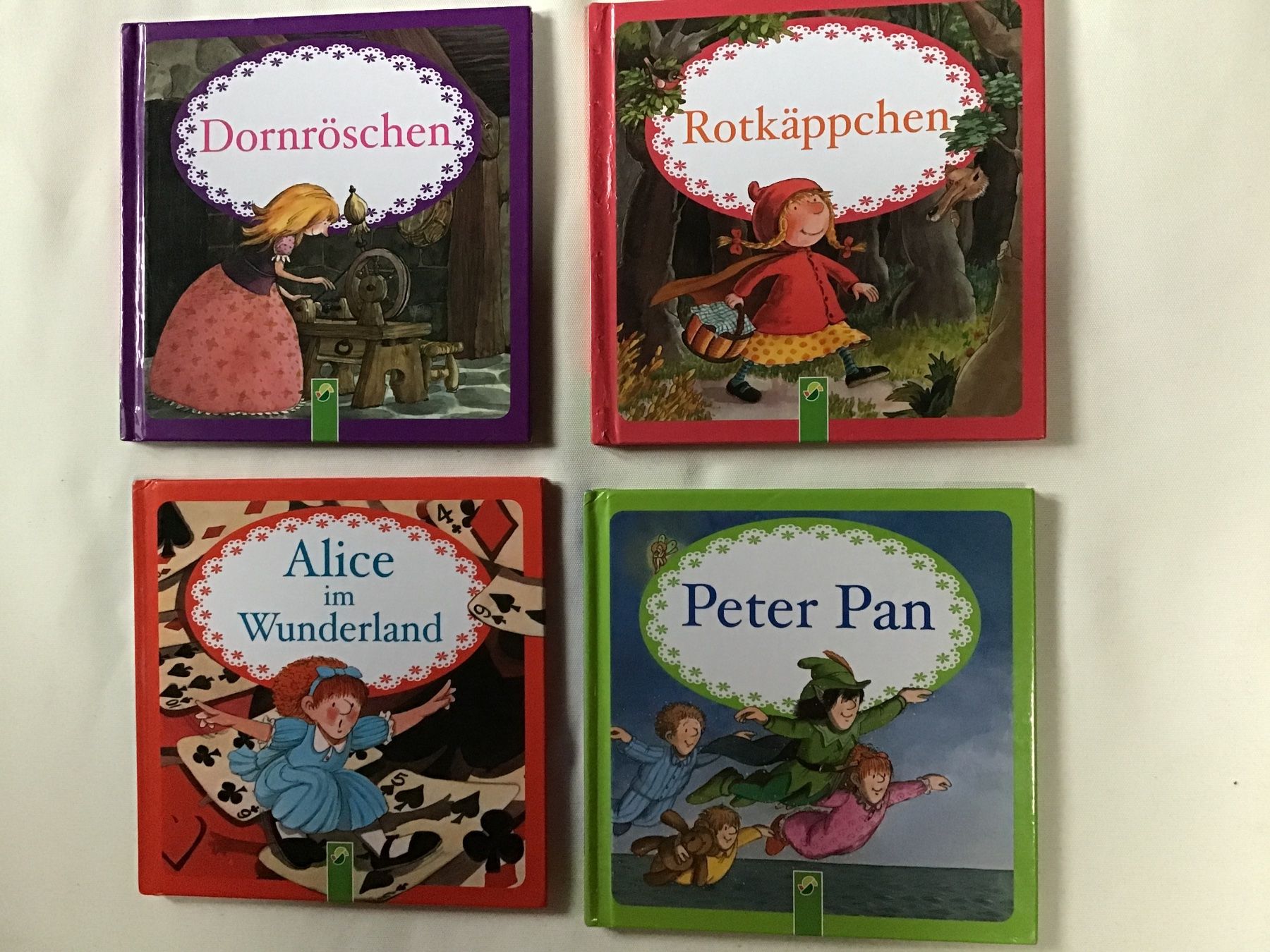 Bücher: 4 Kinderbücher, Peter Pan, Dornröschen, etc. – Gebraucht aus Rüti ZH von Wernika1