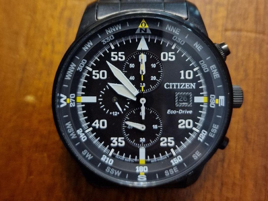 Citizen Orologi: Citizen Eco-Drive 44mm CA0695-84E neuwertig – Usato da Urtenen-Schönbühl venduto da Saints67