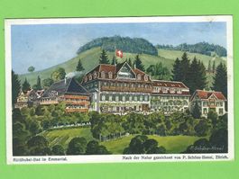 Rüttihubel-Bad.  Nach der Natur gezeichnet von P.Schöni