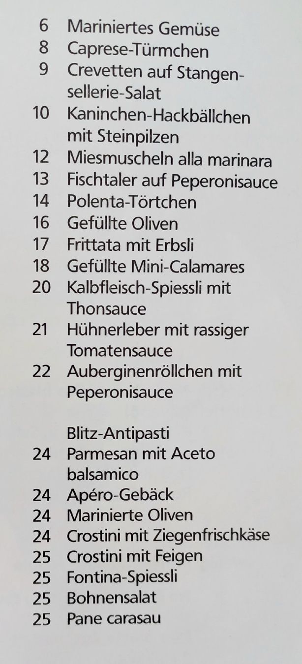Bücher: Betty Bossi - Antipasti & Pasta – Gebraucht aus Niederuzwil von lubimaja 1
