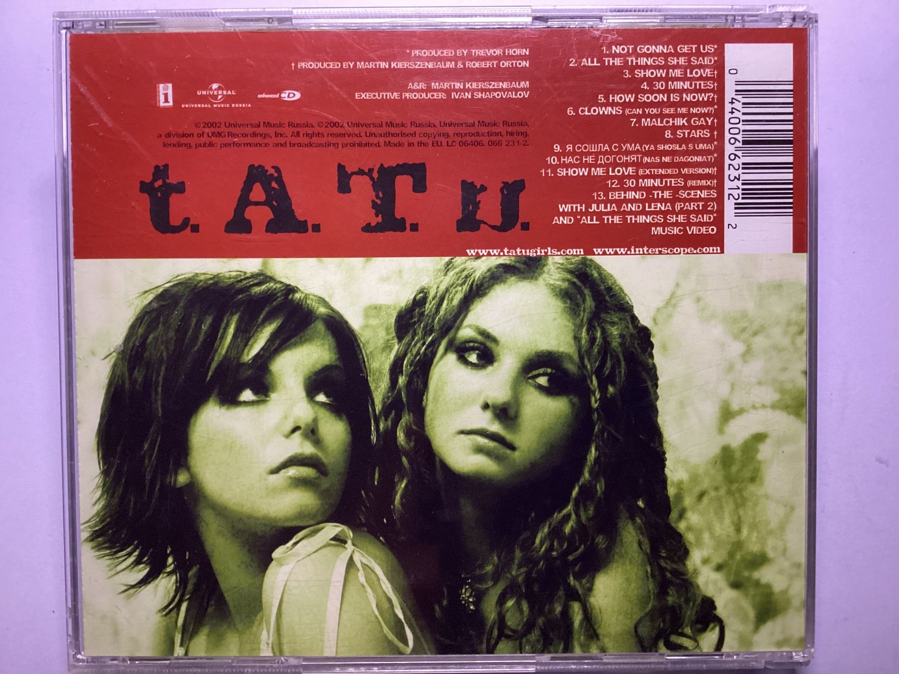 CDs: CD t.A.T.u. – 200 KM/H In The Wrong Lane – Gebraucht aus Reinach AG von  1