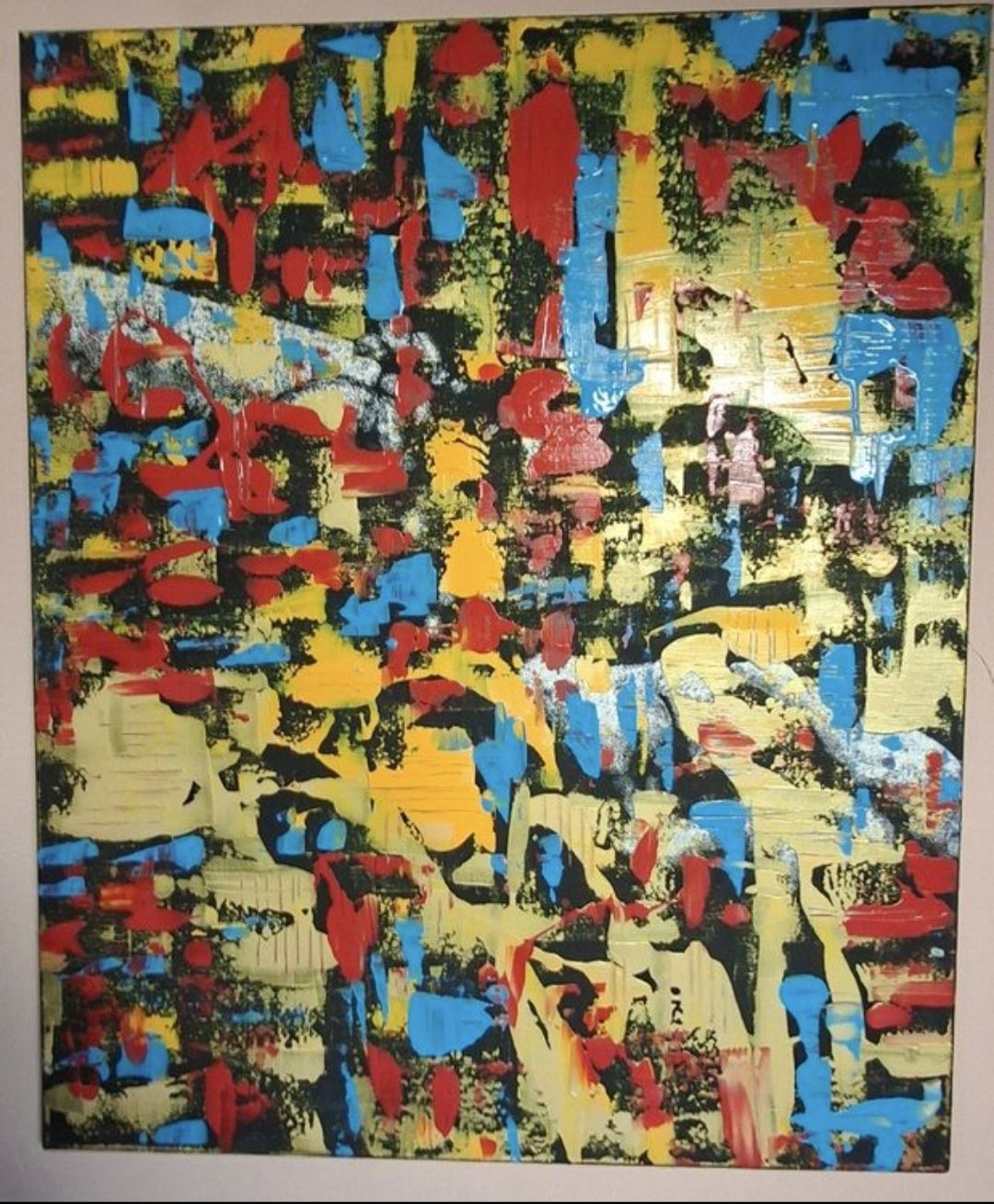 Dipinti: Gemälde, Abstrakte Kunst,handmade 70×86 – Nuovo (secondo la descrizione) da Riehen venduto da Steinbock1970 1