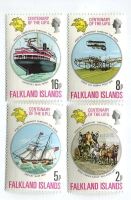 Briefmarken Schiffe. Falklandinseln