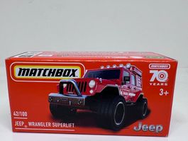 MATCHBOX Jeep Wrangler Superlift