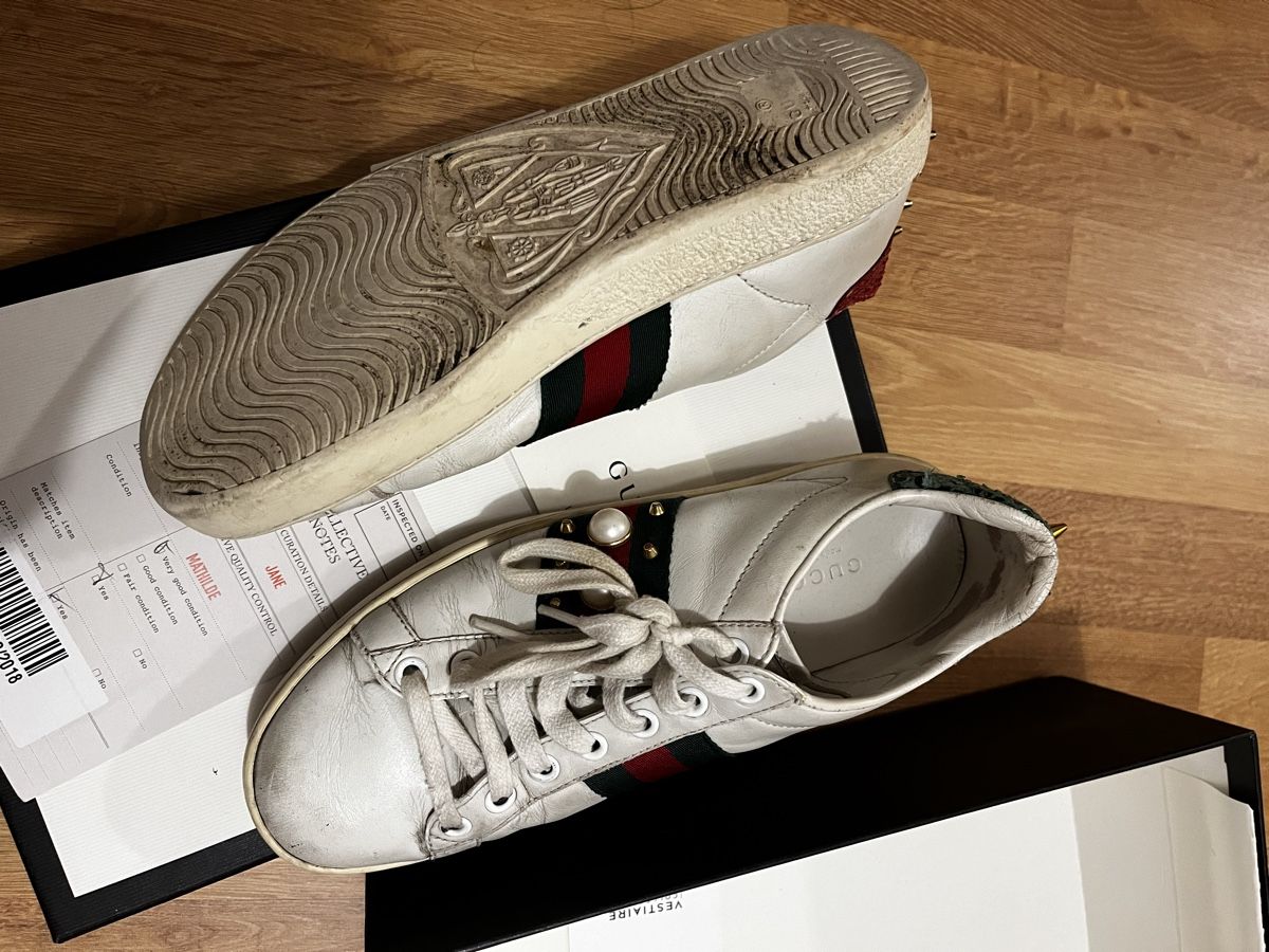 Gucci Chaussures femmes: Gucci Ace Schuhe, Gr. 35 1/2 – D'occasion à Zürich par zoh_26cj 3