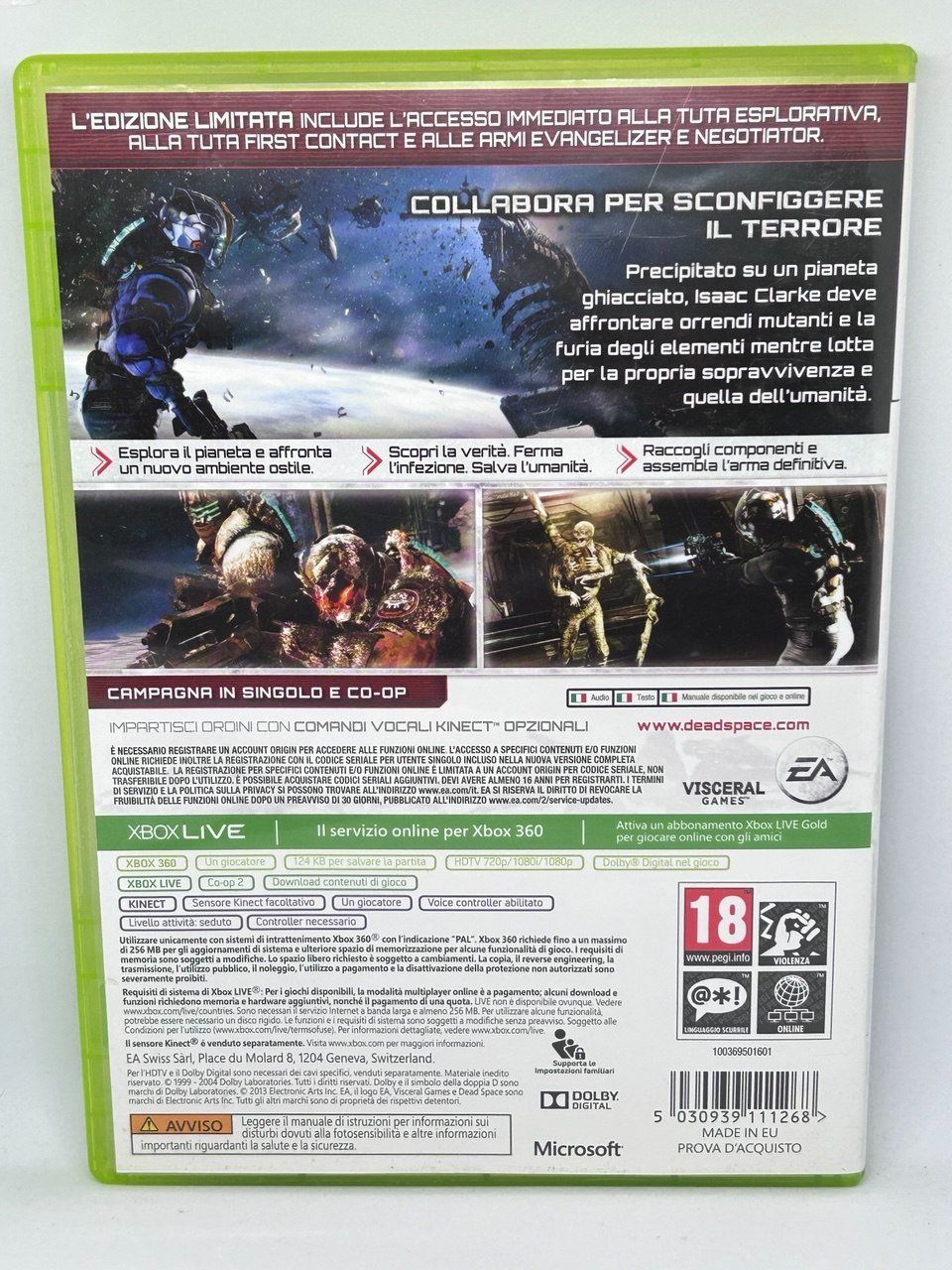 Microsoft Giochi: Dead Space 3: Limited Edition per Xbox 360 – Usato da Giubiasco venduto da LorisVale 1
