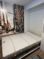 Schrank-/Klappbett neuwertig weisse Verkleidung