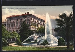 AK Lugano, Giardino pubblico e fontana