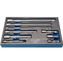 9tlg Steckschlüssel Kipp Verlängerung 1/4 3/8 1/2 Zoll