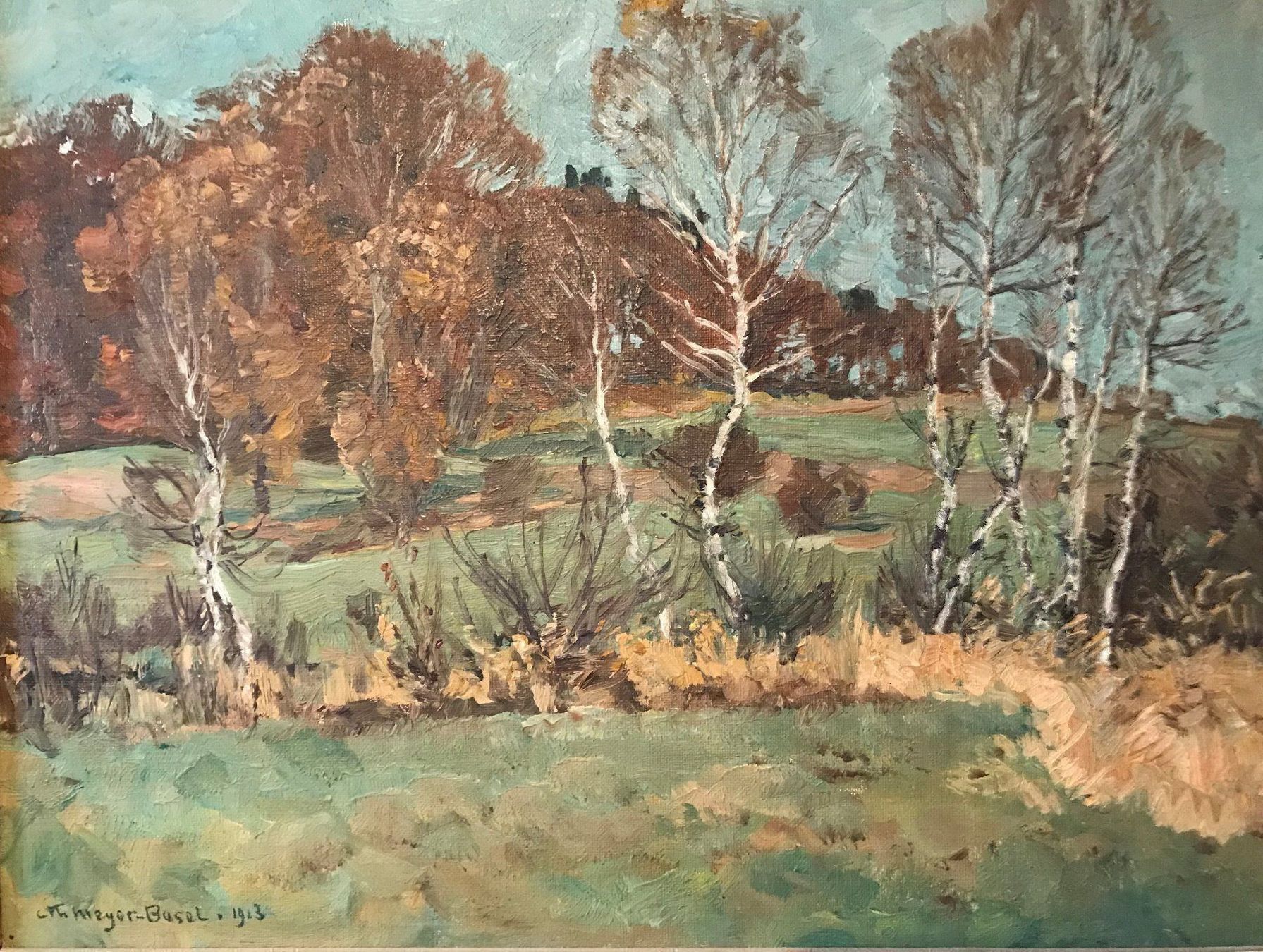 Dipinti: Ölgemälde von Carl Theodor Meyer – Usato da Einsiedeln venduto da artgallery59