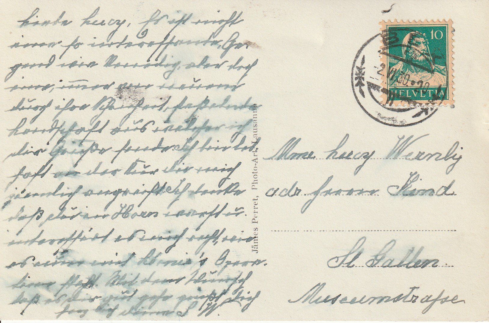 Ansichtskarten: AK Bex - gel. 2.6.1930 – Gebraucht aus Fribourg von schnalla92 1
