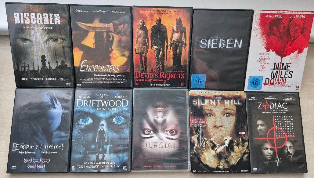Tous les DVDs: 60 x Horror DVD Sammlung – D'occasion à Wettingen par Reviled
