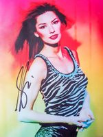 Shania Twain - Autogramm auf Foto