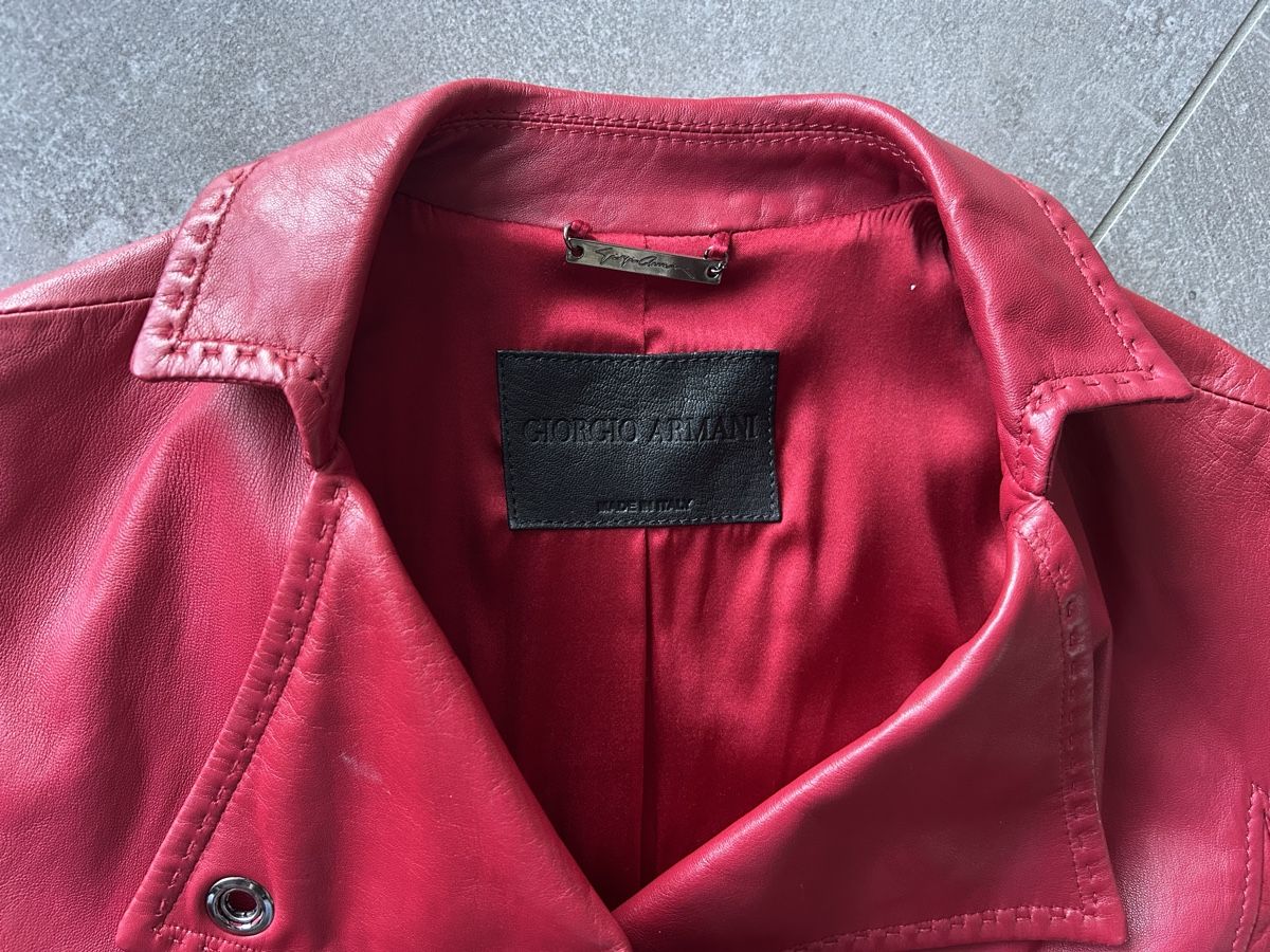 Armani Giacche: GIORGIO ARMANI LAMMLEDER - JACKE mit SEIDE – Usato da Nidfurn venduto da cejeisda 4