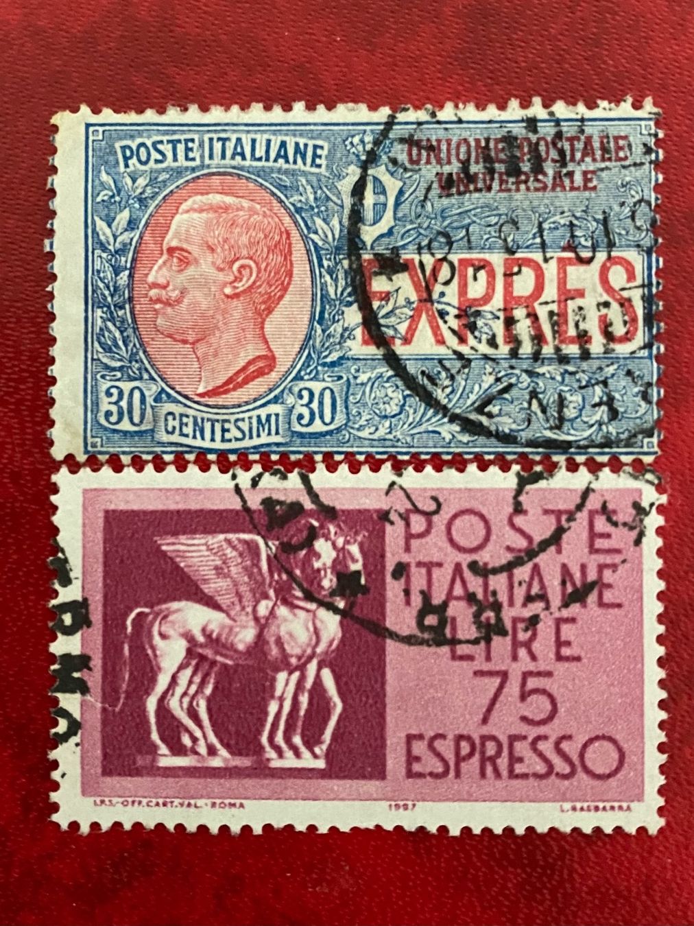 Tutti i francobolli: Timbres Espresso  - Italie – Usato da Petit-Lancy venduto da Solcarm 3
