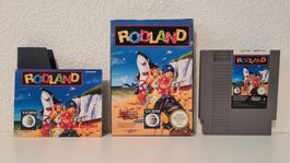 RODLAND - SEHR SELTEN - CIB / Pal B Nintendo NES