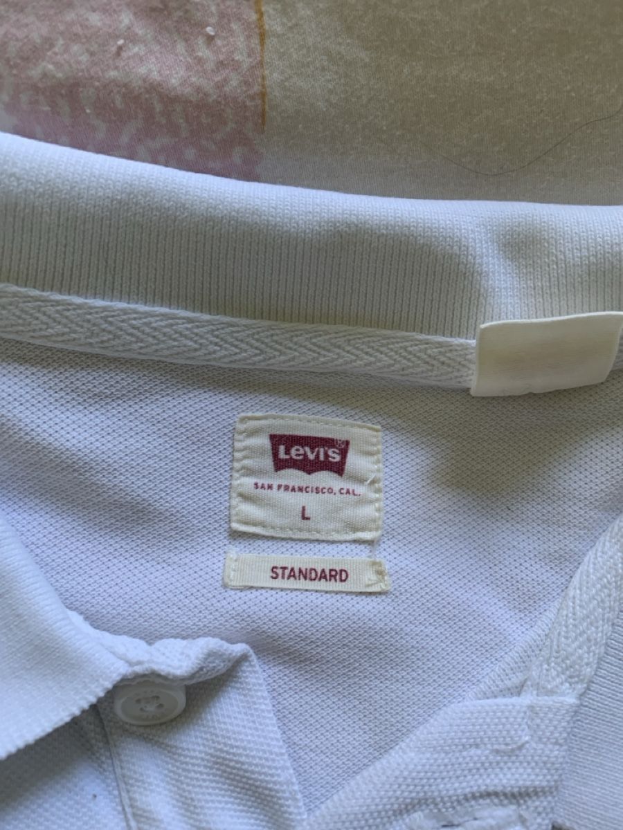Levi's Magliette Polo: Polo Levis blanc - Taille L – Usato da Yverdon-les-Bains venduto da Luca_Ald 1