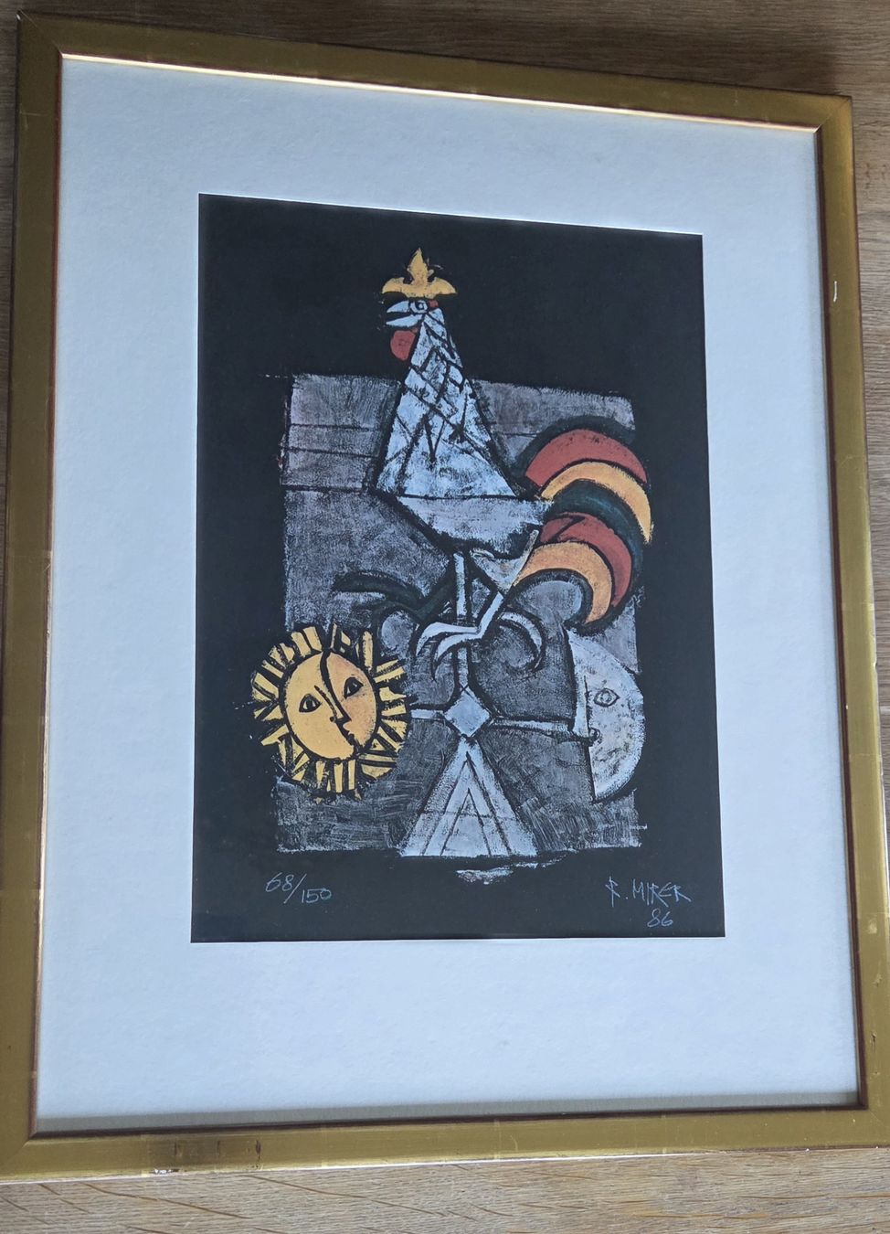 Grafica & Litografie: Rudolf Mirer  Signierte Farblithogra – Usato da Rehetobel venduto da hobirot01 1