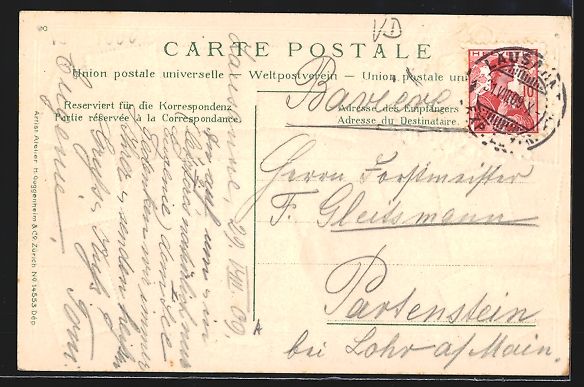 : Lausanne, Hotel des Postes, Briefmarken – Usato da Berlin venduto da bartko-reher 1