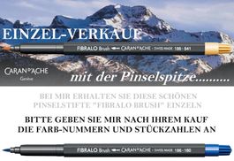 FIBRALO BRUSH ** CDA Filzstifte Pinselstifte ** EINZEL-BEZUG