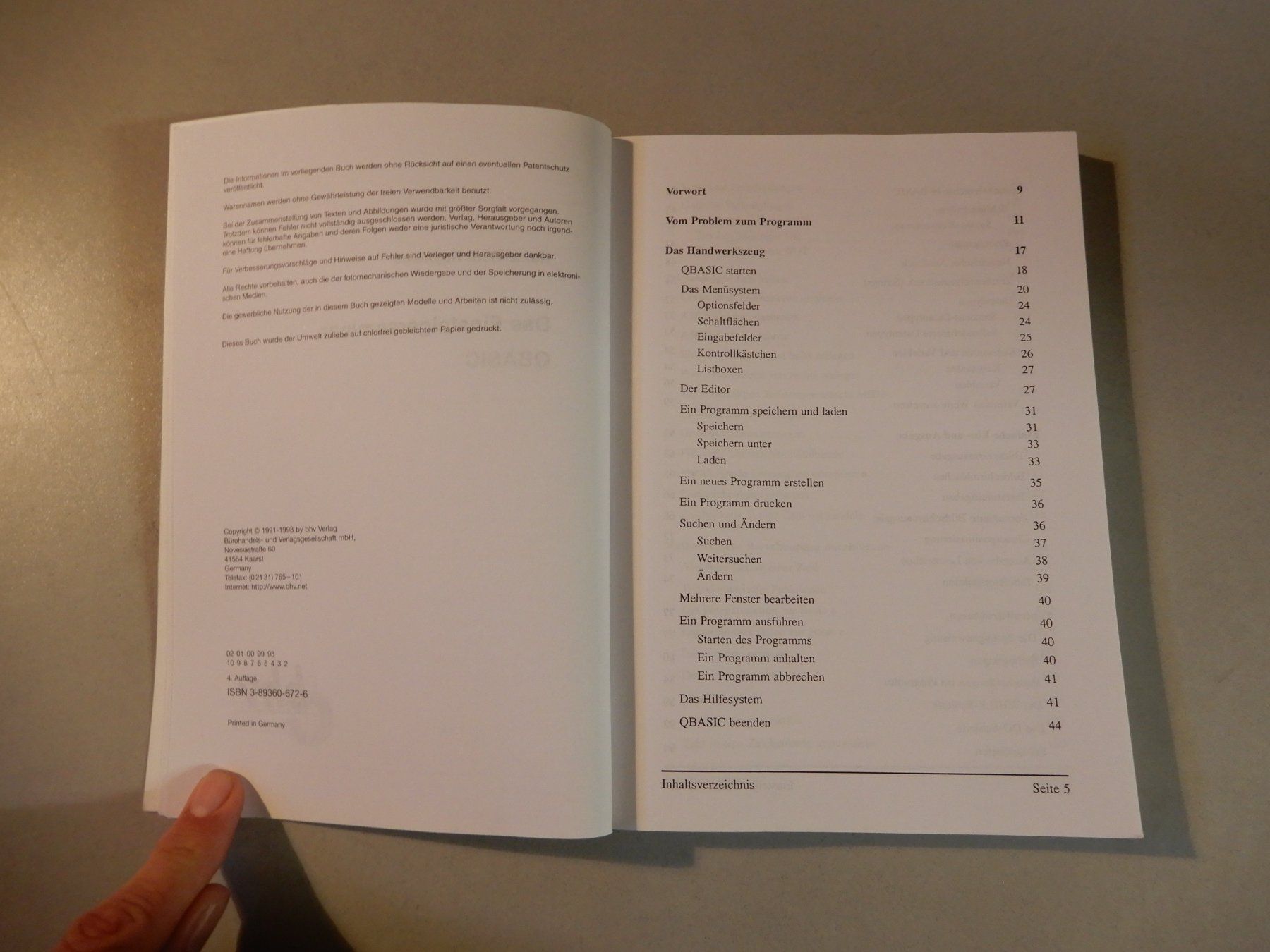 Libri: QBASIC Einsteigerseminar, Programmierung lernen Buch – Usato da Erstfeld venduto da Mario_boe0 2