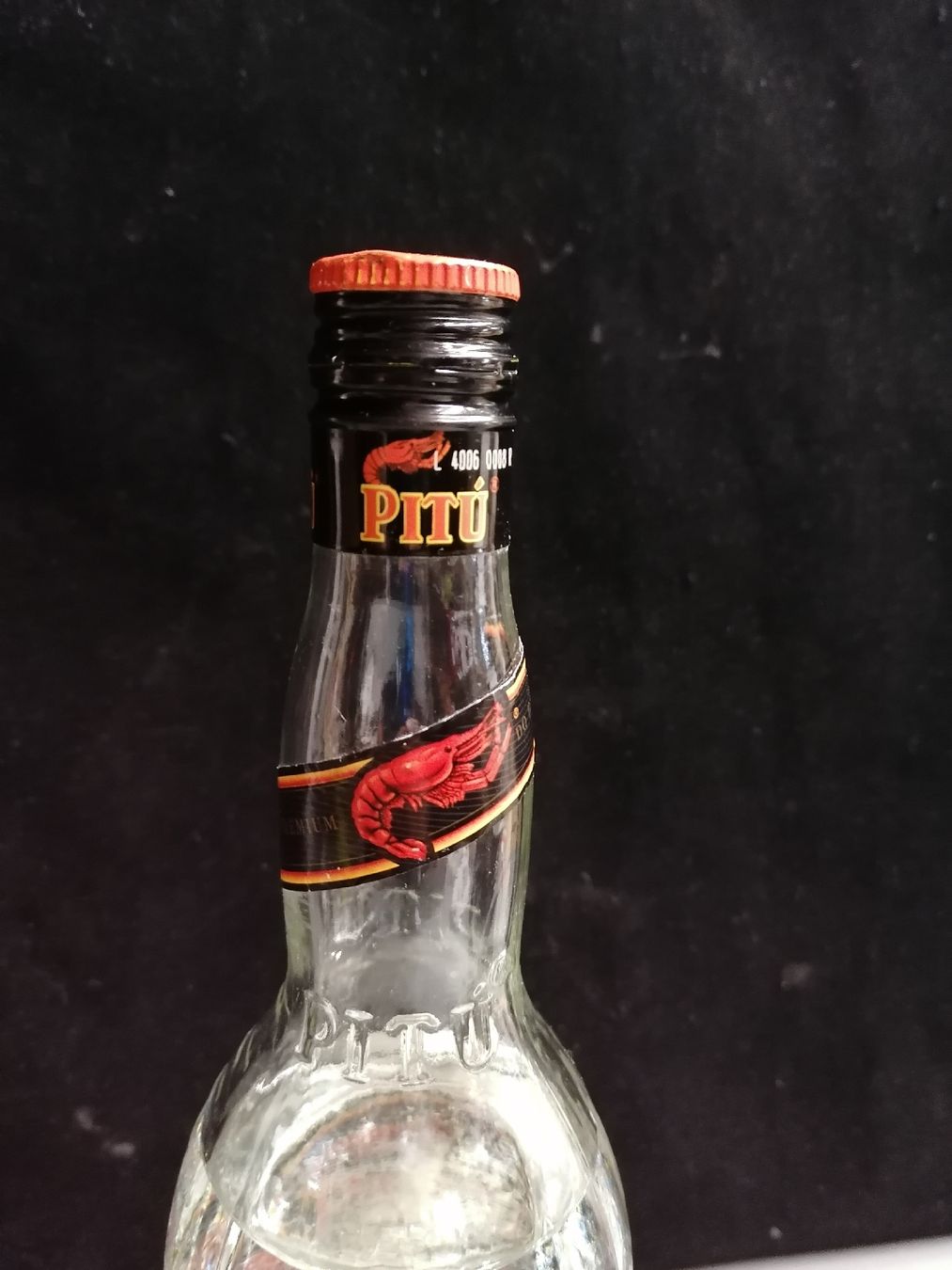 Spirituosen: Bouteille Pitu, boisson brésilienne 0.7L 40% vol – Gebraucht aus Genève von Leboucheoreilles 1