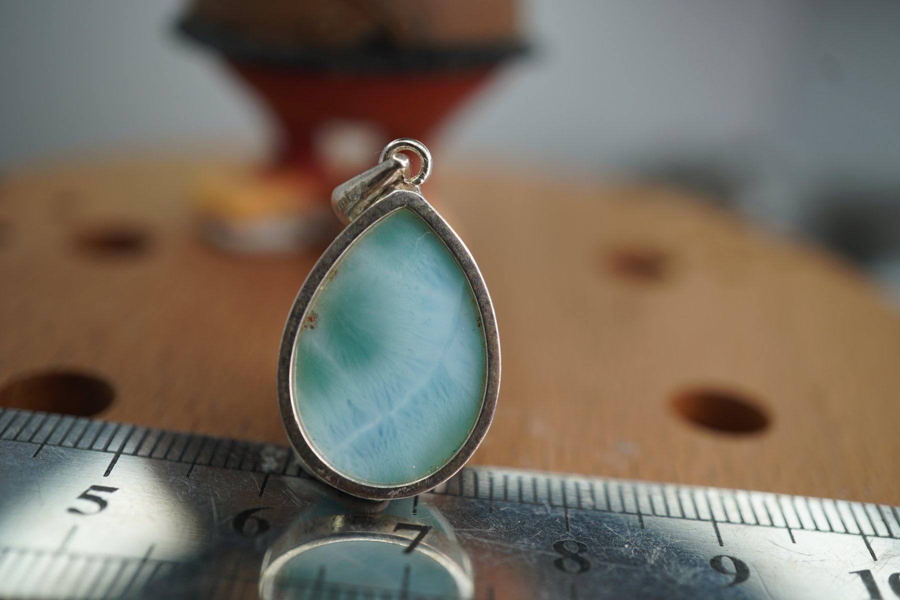 Mineralien & Heilsteine: Larimar  925 Silber  22/16mm   Anhänger  "TOPSTONE" – Neu und originalverpackt aus Eschenbach SG von topstone 7