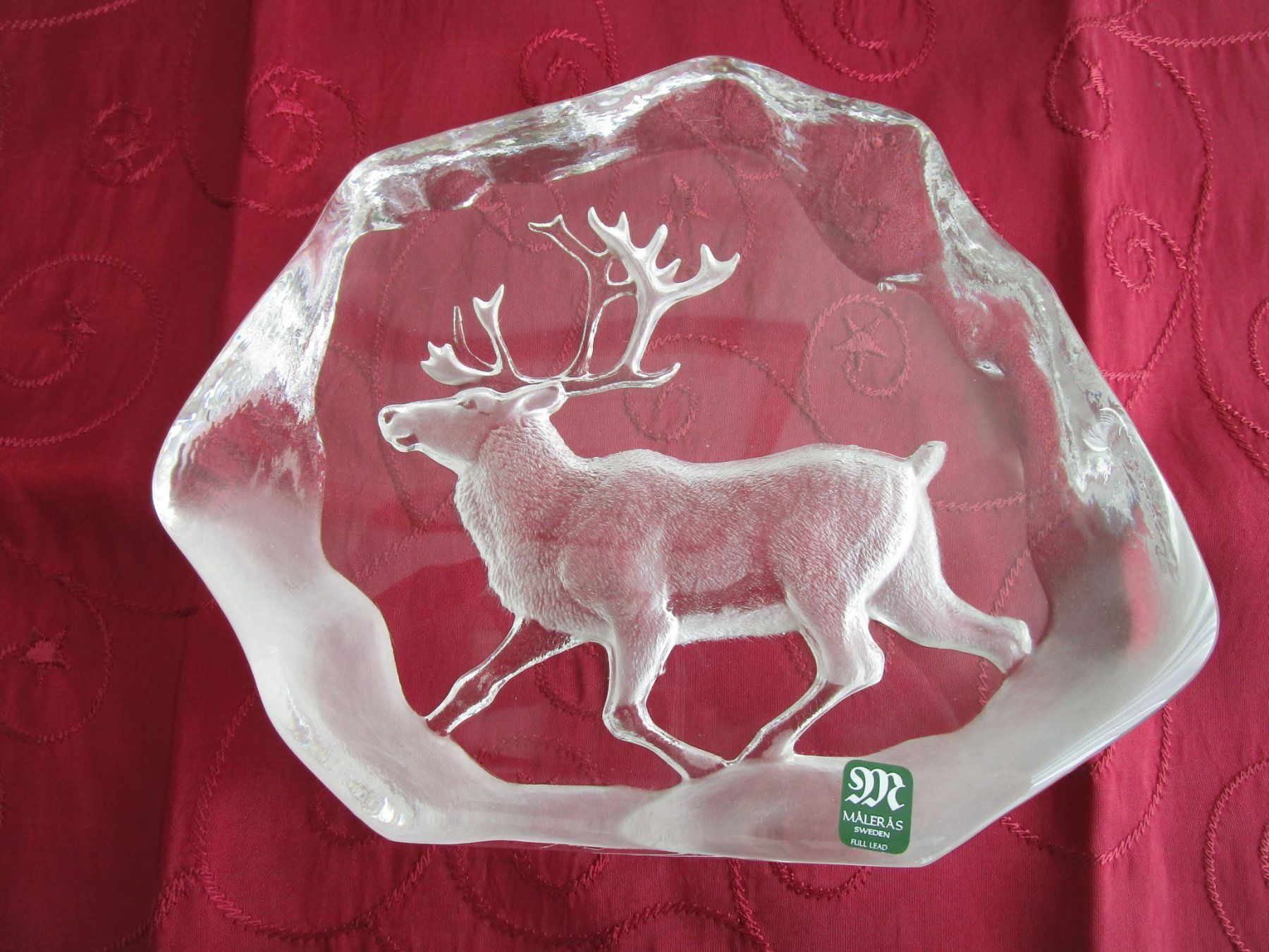 Statuette: Mats Jonasson, Rentier, Maleras Schweden - – Usato da Binningen venduto da Oldfashion 1