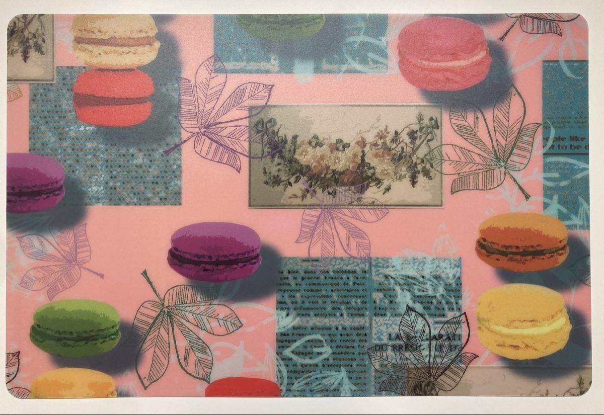 Tischset: Tischset „Macarons rosa“ – Neu und originalverpackt aus Dagmersellen von RamonaJohann