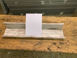 Standregal Holzoptik weiss 55 cm neuwertiger Zustand