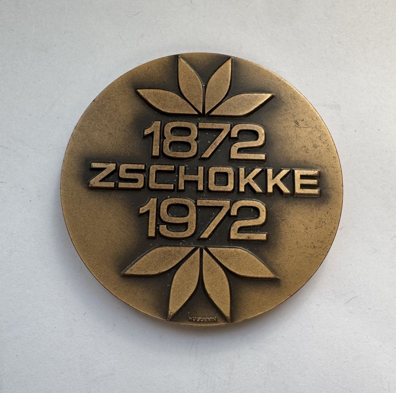 Medaglie: 1972 Medaille Zschokke unz – Nuovo (secondo la descrizione) da Kirchberg SG venduto da Helveticus00 1