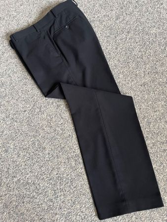 klassische Herrenhose, schwarz, "KINGFIELD", Gr.25/50 M