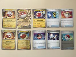 Pokémon Voltorb Electrode Card Set ex team rocket's Ball