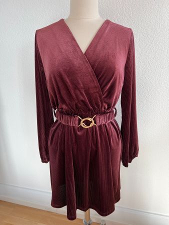 Kilky Paris Damen Kleid in Gr. M/L, Bordeaux, NEU