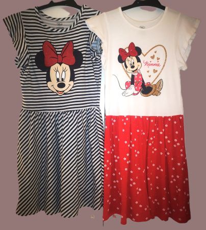 C&A Sommerkleider Mädchen Minnie Mouse 134 wie NEU!