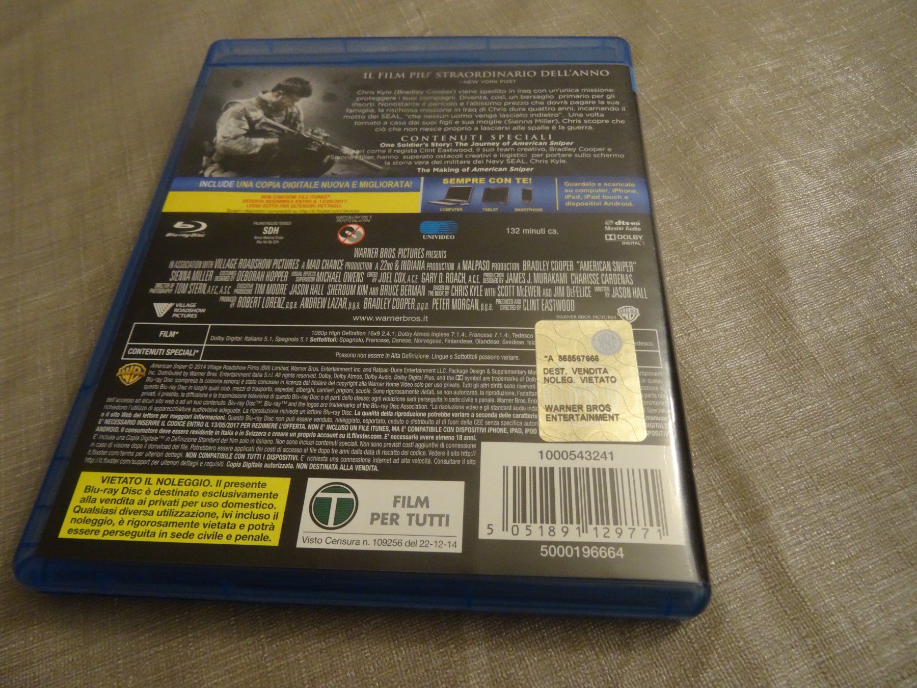 Tutti i DVDs: American Sniper - Blu-ray – Usato da Olten venduto da Disc-Verkauf 2