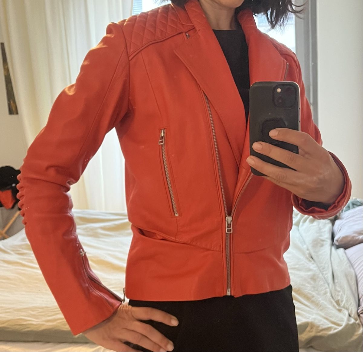 Giacche: Lederjacke Dunkel Orange – Usato da Basel venduto da mar_rlr9 6