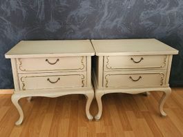 Italienisches Vintage-NachttischPaar im Barock/Louis-XV-Stil