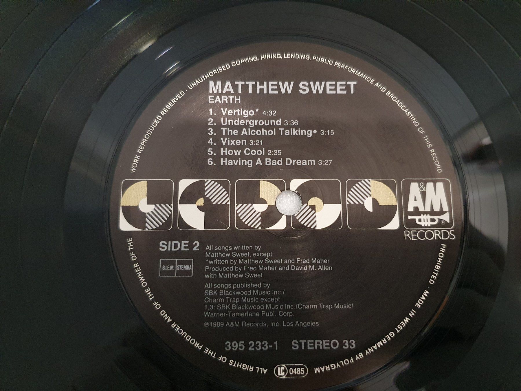 Dischi in vinile: Matthew Sweet – Earth – Usato da Uster venduto da Vinyl-Leidenschaft 5