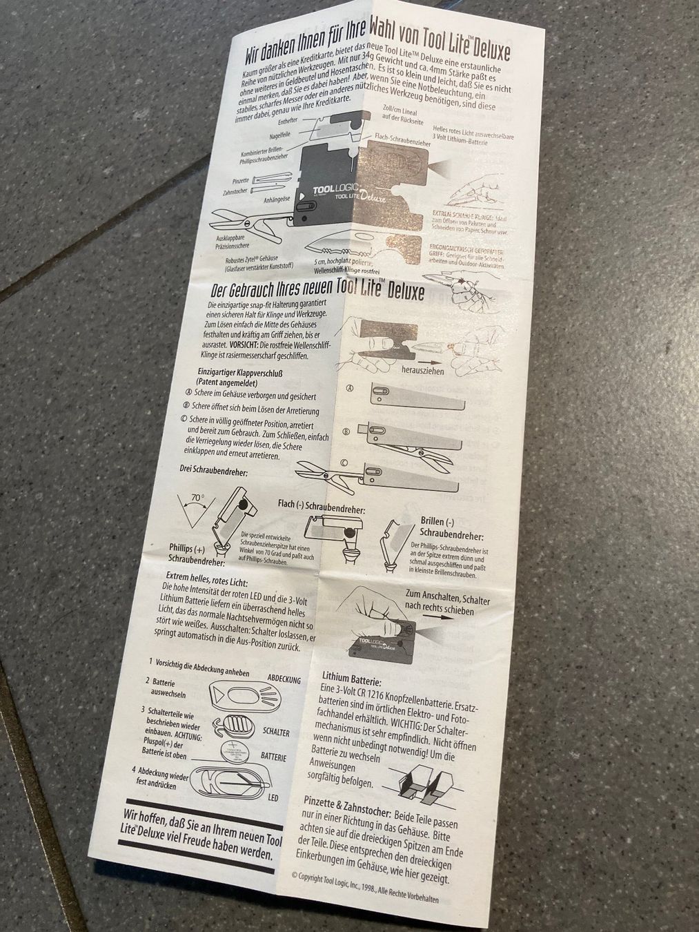 Messer: Messer TOOL LOGIC LITE DELUXE im Kreditkartenformat – Neu (gemäss Beschreibung) aus Winznau von gugi2009 5
