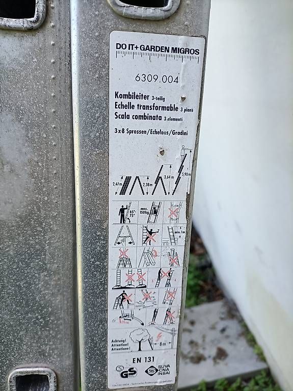 Leitern: Vendo scala combinata 3 elementi  – Gebraucht aus Novazzano von dca_mjc8 1