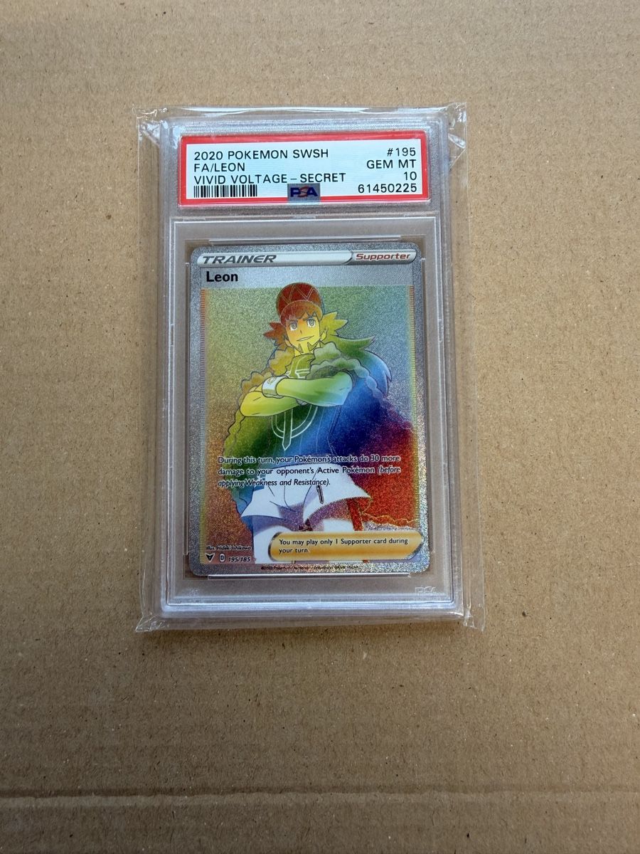 Pokémon Sammelbilder & Trading cards:     Pokémon Leon Rainbow Rare PSA 10 Gem Mint – Neu (gemäss Beschreibung) aus Frauenfeld von Niautshax