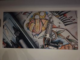 Tattoo Wandbild / Leinwandbild