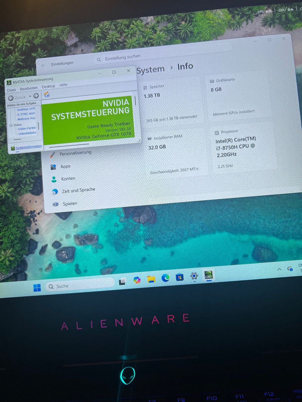 Alienware Notebooks: Alienware 15 R4 32GB 1070 – Gebraucht aus Basel von zar_792n 9