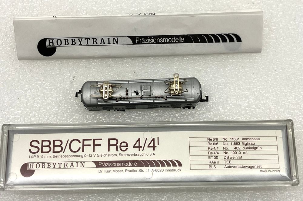 Hobbytrain Modelleisenbahnen: Hobbytrain 11011 N= Re 4/4I SBB 10026 HmBh Lausanne - grün – Gebraucht aus Thun von retoolinoo 8