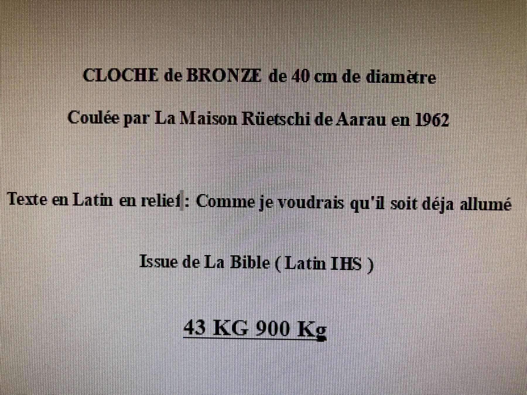 Glocken & Treicheln: Cloche de Société privée – Gebraucht aus Orsières von 2012momo01 4